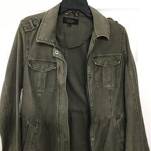 Coffee Shop New York Olive Jacket Size Medium